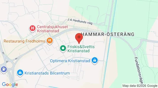 Lokale biurowe Do wynajęcia i Kristianstad - kort over placeringen