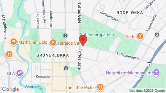 Office spaces for rent i Oslo Grünerløkka - kort over placeringen