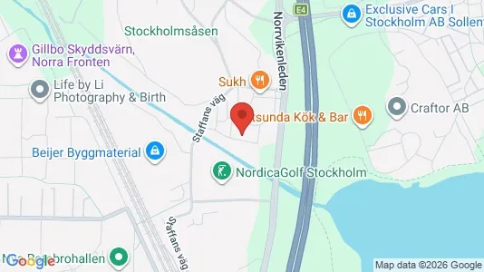 Lager zur Miete i Sollentuna – Foto von Google Street View