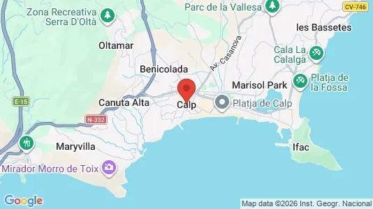 Lokaler til salg i Calp - Foto fra Google Street View
