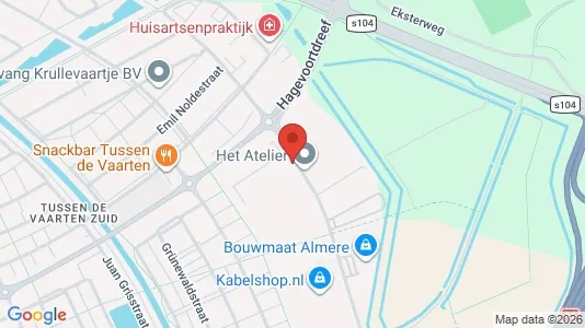 Gewerbeflächen zur Miete i Almere – Foto von Google Street View