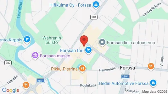 Lokaler til leie i Forssa – Bilde fra Google Street View