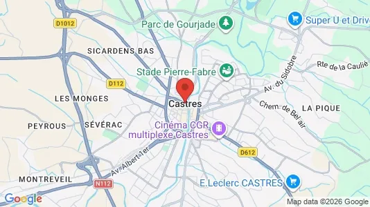 Kontorlokaler til leje i Castres - Foto fra Google Street View