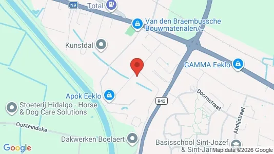 Lager zur Miete i Eeklo – Foto von Google Street View