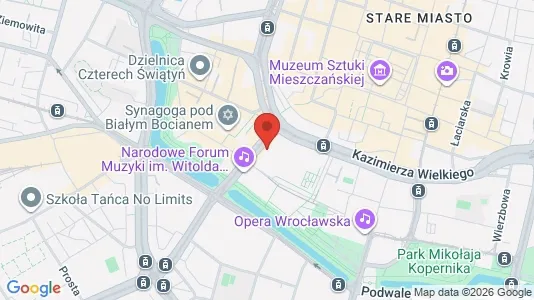 Kontorlokaler til leje i Wrocław - Foto fra Google Street View