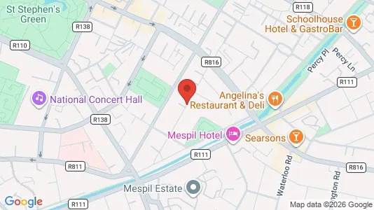 Espacios de oficina En alquiler i Dublín 2 - Foto de Google Street View