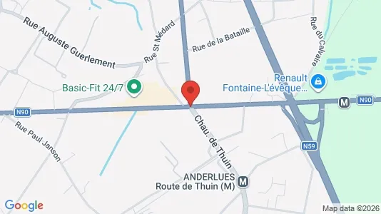 Lokaler til leje i Anderlues - Foto fra Google Street View
