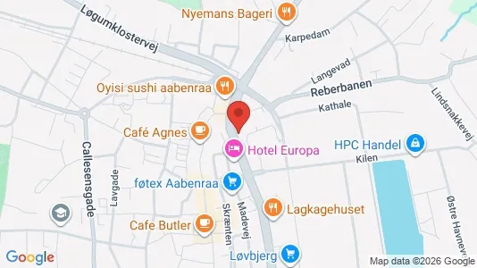 Kontorslokaler för uthyrning i Aabenraa – Foto från Google Street View