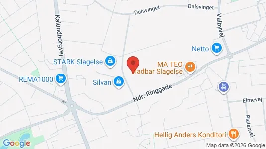 Kontorlokaler til leje i Slagelse - Foto fra Google Street View