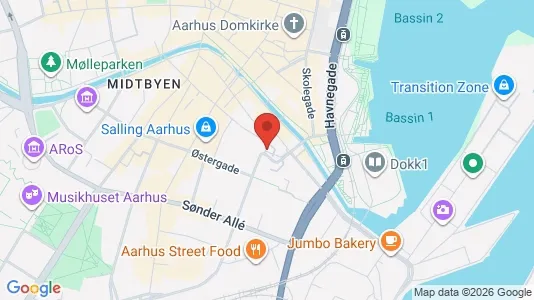 Büros zur Miete i Aarhus C – Foto von Google Street View