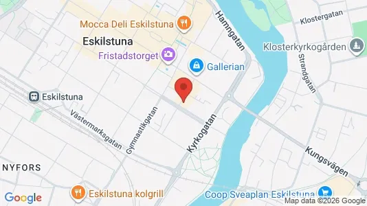 Toimistotilat Vuokrattavana i Eskilstuna - Kuva Google Street Viewstä
