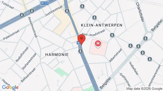 Office spaces for rent i Stad Antwerp - kort over placeringen