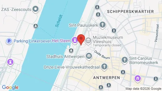 Office spaces for rent i Stad Antwerp - kort over placeringen