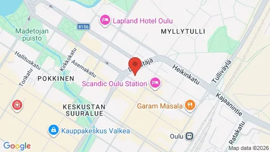 Büros zur Miete i Oulu – Foto von Google Street View