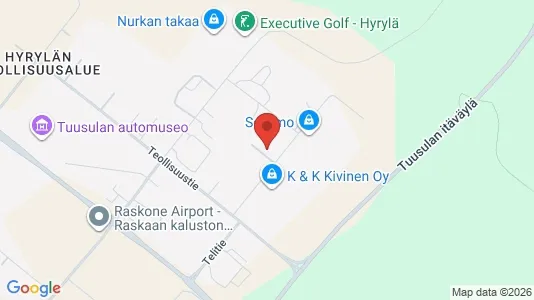 Magazijnen te huur i Tuusula - kort over placeringen