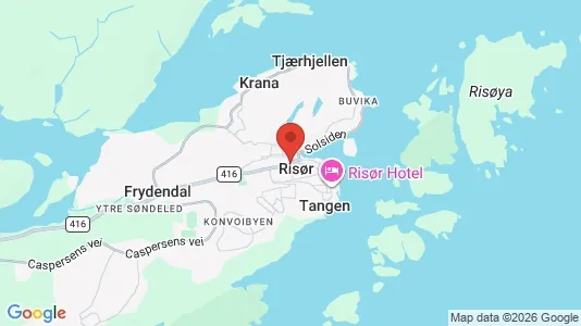 Winkels te huur i Risør - Foto uit Google Street View
