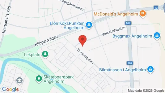 Kontorer til leie i Ängelholm - kort over placeringen