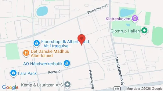Lagerlokaler för uthyrning i Albertslund - kort over placeringen