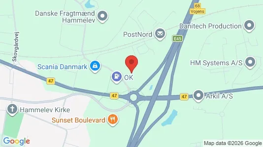 Espacios de oficina En alquiler i Vojens - Foto de Google Street View