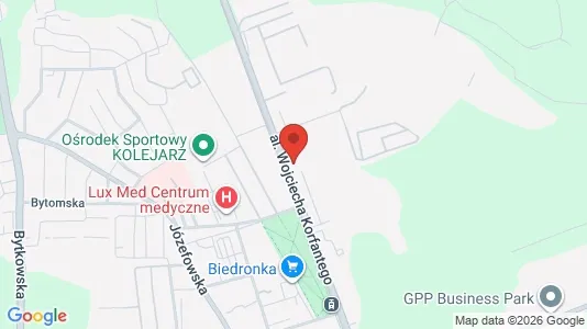 Büros zur Miete i Katowice – Foto von Google Street View