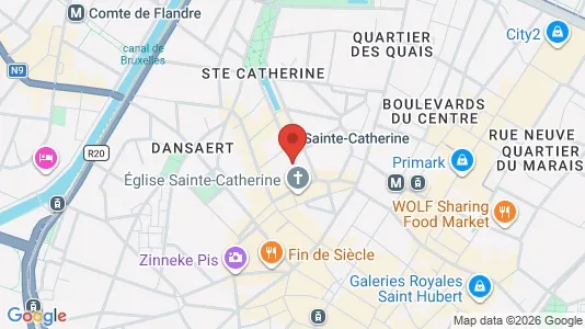 Commercial properties for sale i Stad Brussel - kort over placeringen