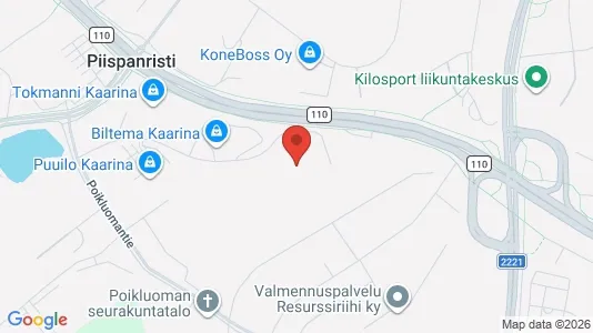Office spaces for rent i Kaarina - kort over placeringen