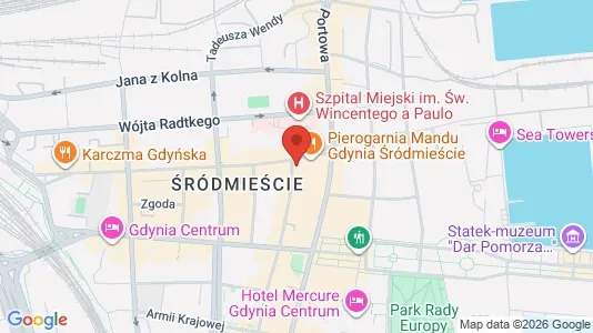 Toimistotilat Vuokrattavana i Gdynia - Kuva Google Street Viewstä