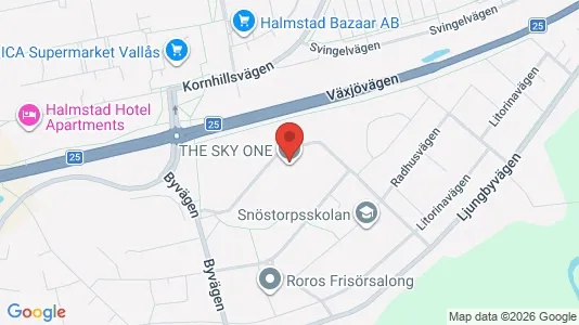 Nieruchomości komercyjne Na sprzedaż i Halmstad - kort over placeringen