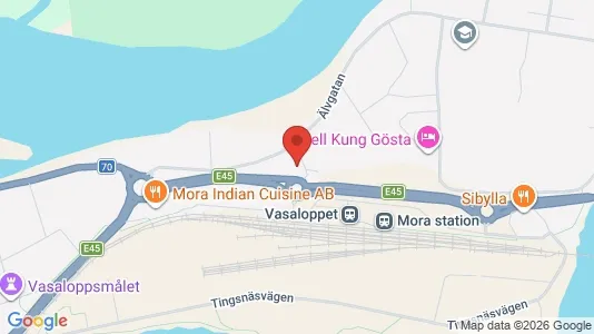 Lokaler til leje i Mora - Foto fra Google Street View