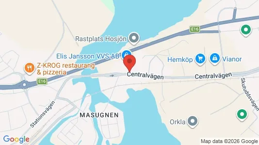 Propiedades comerciales En alquiler i Falun - kort over placeringen