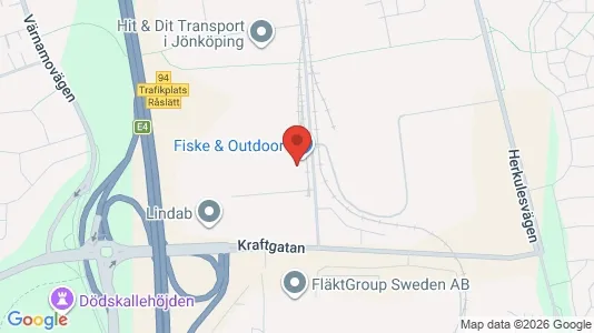 Gewerbeflächen zur Miete i Jönköping - kort over placeringen