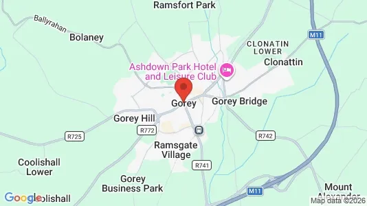Butikslokaler för uthyrning i Gorey – Foto från Google Street View