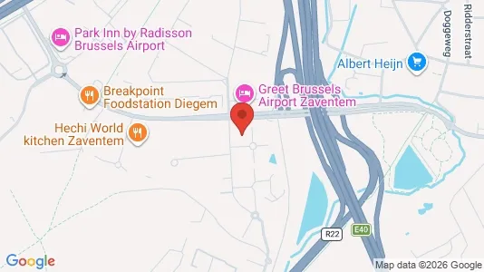 Kontorlokaler til leje i Zaventem - kort over placeringen