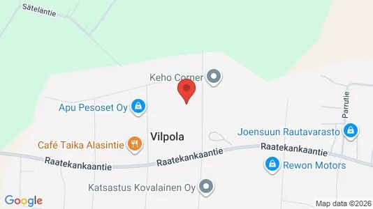Office spaces for rent i Joensuu - kort over placeringen