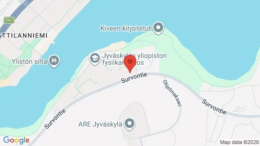 Office spaces for rent i Jyväskylä - kort over placeringen
