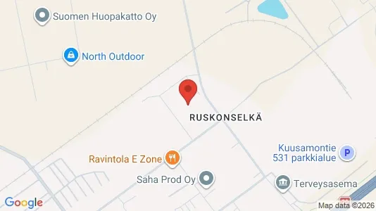 Toimistotilat Vuokrattavana i Oulu - Kuva Google Street Viewstä