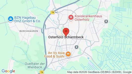 Kontorlokaler til leje i Osterholz - Foto fra Google Street View
