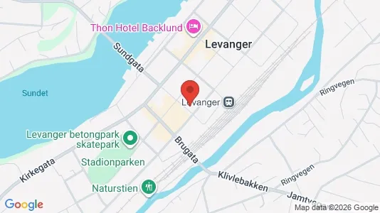 Büros zur Miete i Levanger – Foto von Google Street View