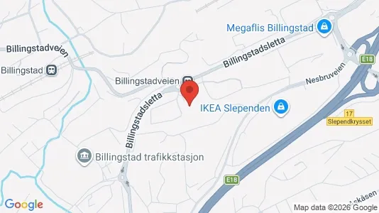 Office spaces for rent i Asker - kort over placeringen