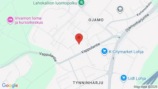 Bedrijfsruimtes te huur i Lohja - kort over placeringen