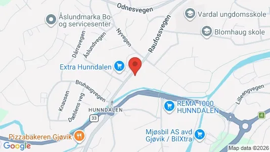 Gewerbeflächen zum Kauf i Gjøvik – Foto von Google Street View