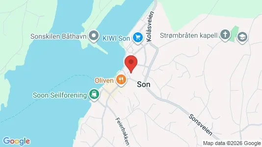 Commercial properties for sale i Vestby - kort over placeringen