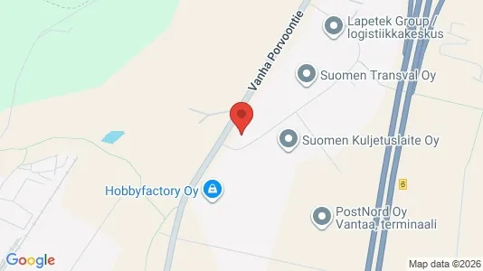 Lager zur Miete i Vantaa – Foto von Google Street View