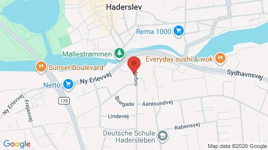 Bedrijfsruimtes te koop i Haderslev - Foto uit Google Street View