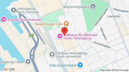 Kontorlokaler til leje i Helsingborg - Foto fra Google Street View