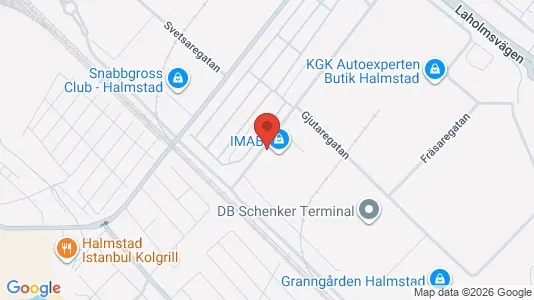 Werkstätte zur Miete i Halmstad – Foto von Google Street View
