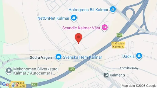 Espacios de oficina En alquiler i Kalmar - kort over placeringen