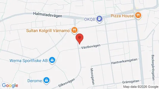 Office spaces for rent i Värnamo - kort over placeringen