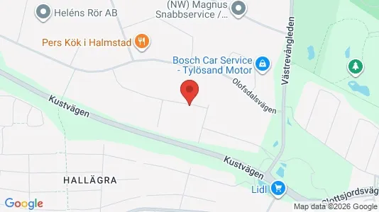 Espacios de oficina En alquiler i Halmstad - Foto de Google Street View