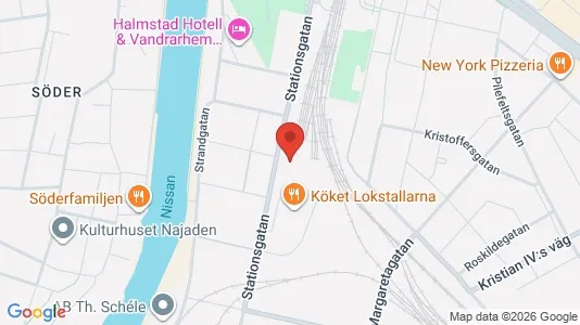 Espacios de oficina En alquiler i Halmstad - Foto de Google Street View